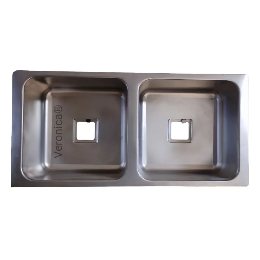 37x18x8 Double Bowl (Bowl Size 16x16  )