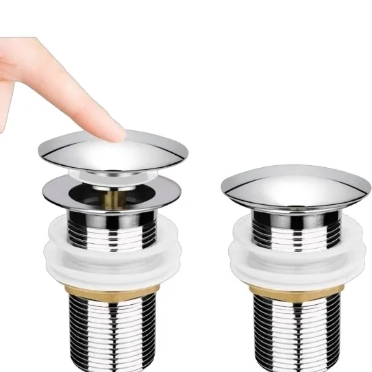 Wash Basin Pop Up Coupling Chrome Plated Brass - Image 2