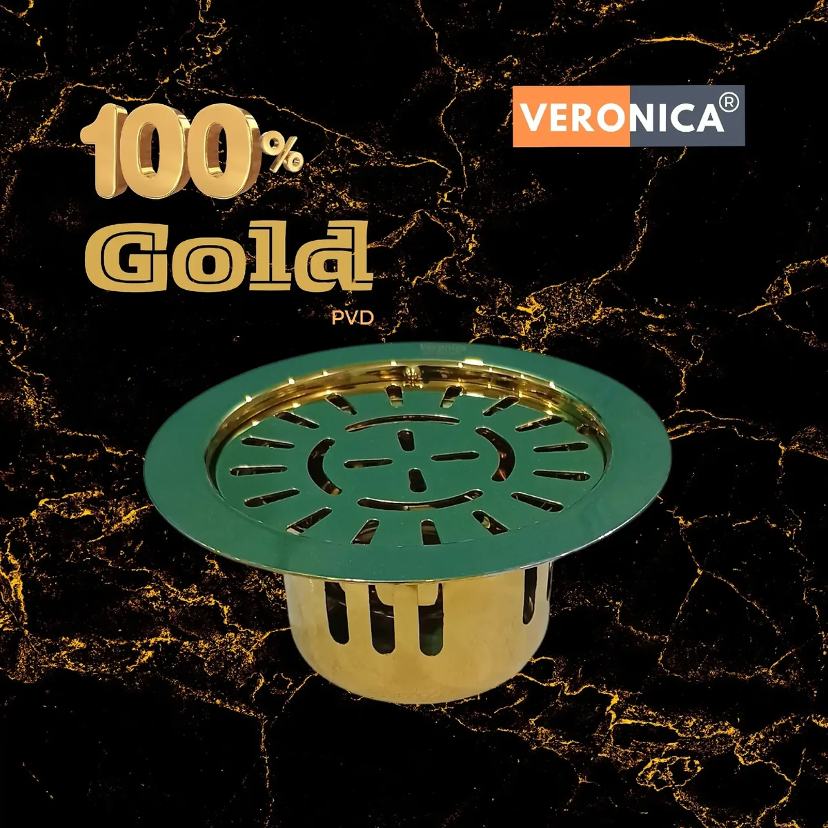 Cockroach Control Trap Gold Pvd Anti Cockroach304 grade grating bathroom jali