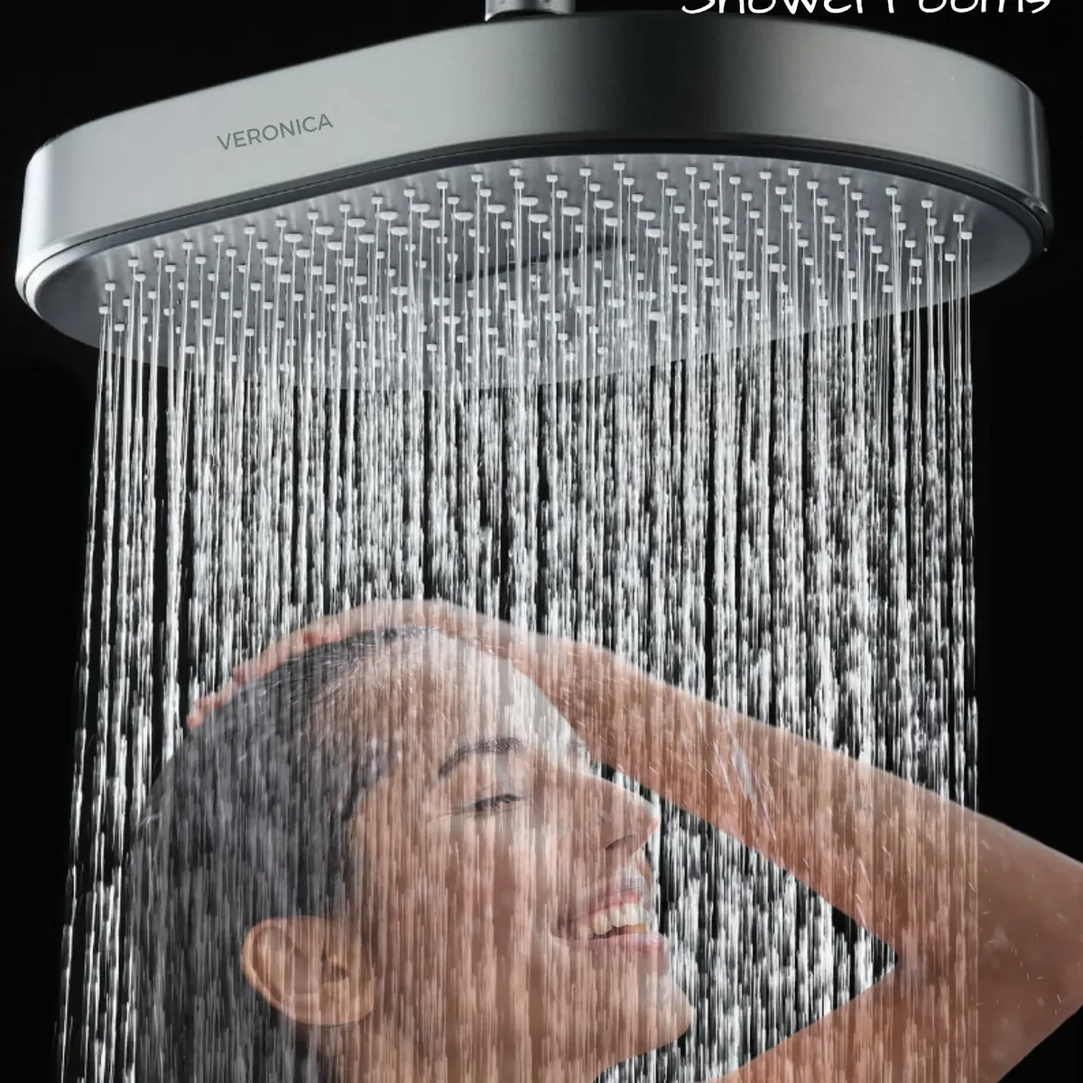 Troy Overhead Shower With Hand Shower - Image 2