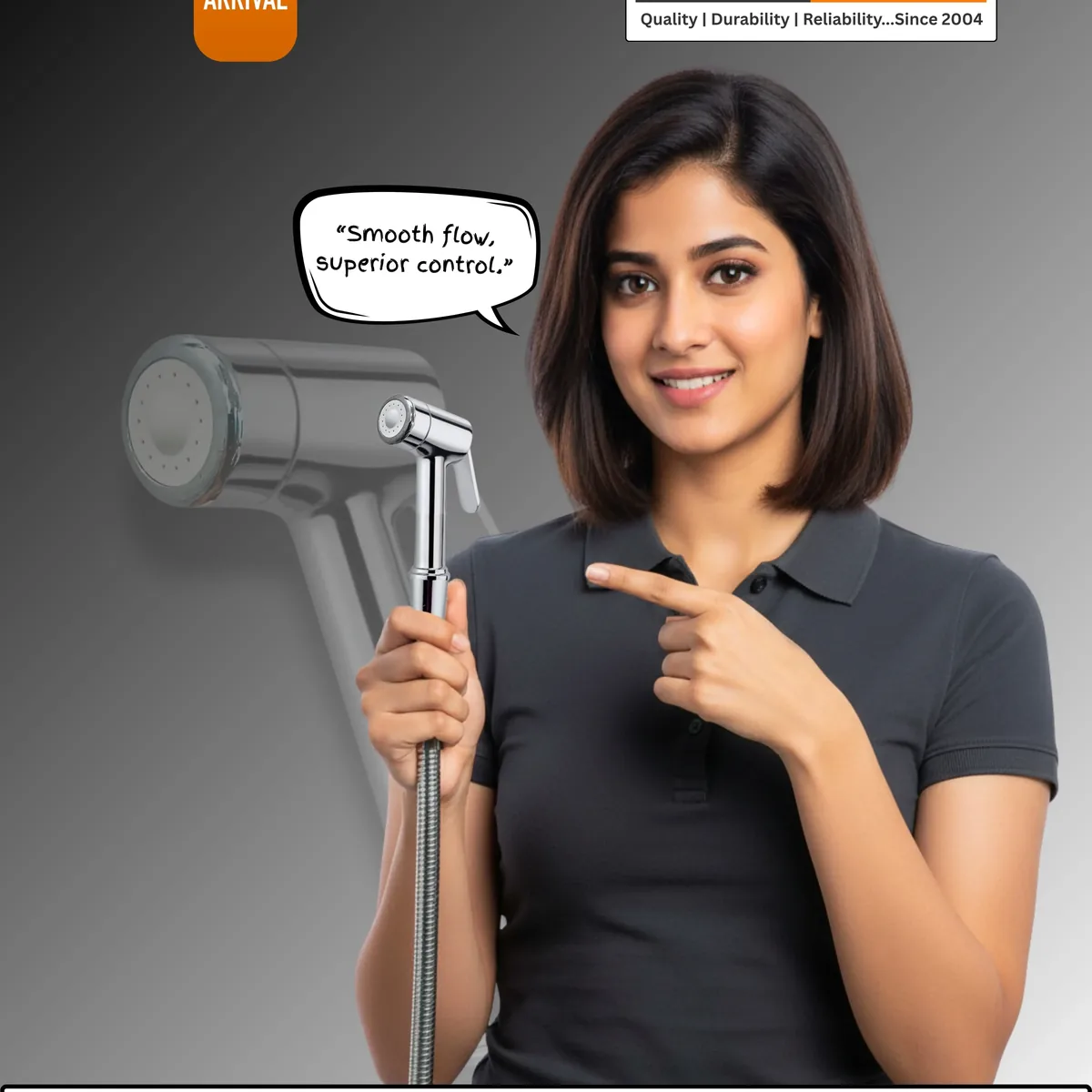 Mahindra Deluxe health faucet set